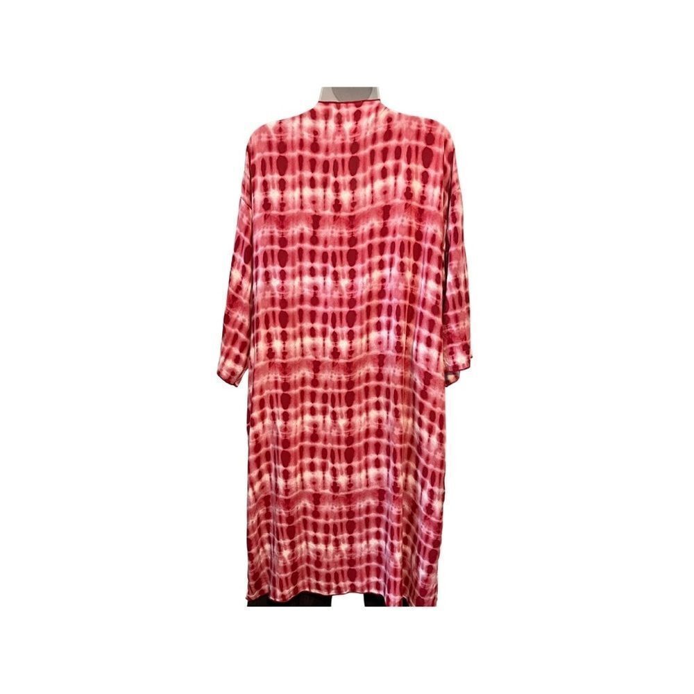LuLaRoe Women's Cardigan - hot Pink and Cream - Picture 3 of 9